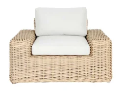 Set Van 2 Tuinstoelen Obidos Van Gevlochten Hars-MYLIA Discount