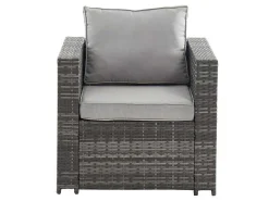 Set Van 2 Tuinstoelen Van Geweven Hars - Grijs - Anori-MYLIA Online