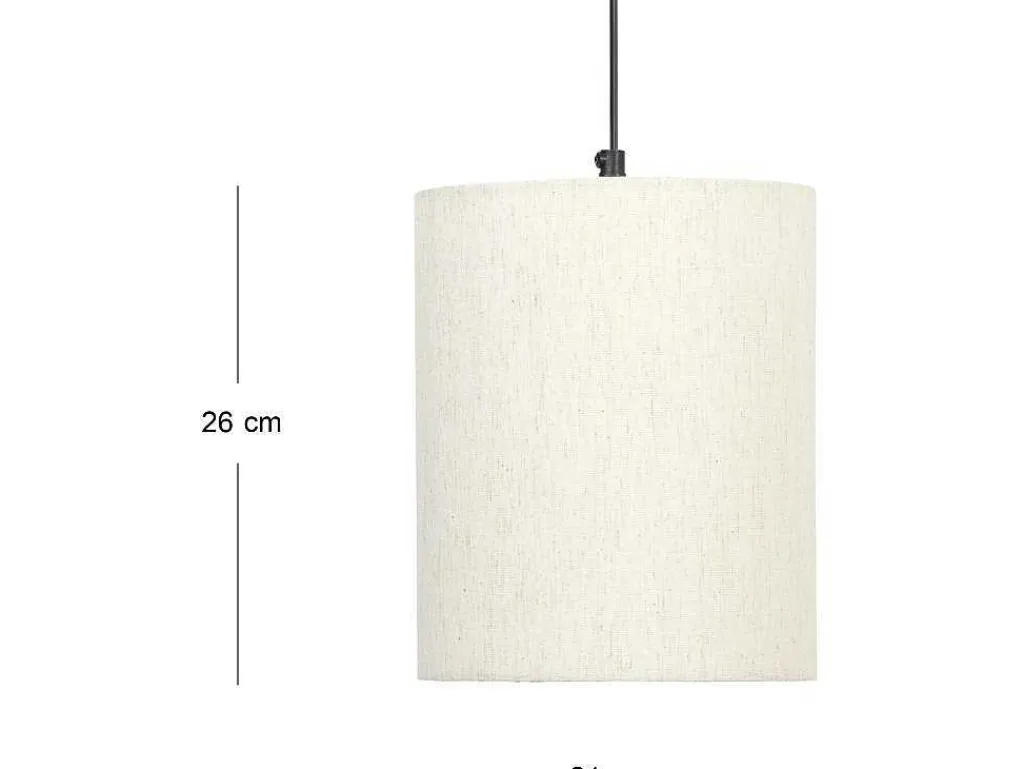 Set Van 2 Wandlampen Met Scandinavische Stijl - D35 X H48 Cm - Hout En Stof - Naturel En Beige - Paliana-OZAIA Clearance