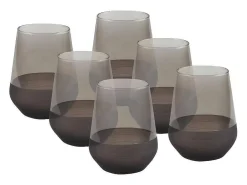 Set Van 6 Waterglazen 42,5 Cl - D. 6,8 X H. 11 Cm - Grijs - Grisua-OZAIA Discount