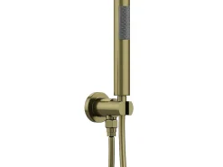 Set Van Inbouwdouche Met Mechanische Mengkraan - Goud Met Geborstelde Afwerking - Tamise-Shower & Design Clearance