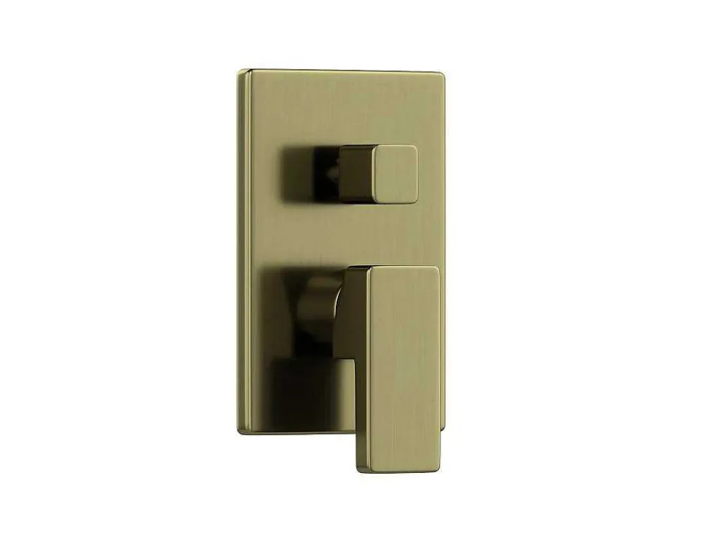 Set Van Inbouwdouche Met Mechanische Mengkraan - Goud Met Satijnafwerking - Tocantis-Shower & Design