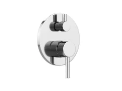 Set Van Inbouwdouche Met Mechanische Mengkraan - Geborsteld Nikkelkleurig - Tamise-Shower & Design Discount