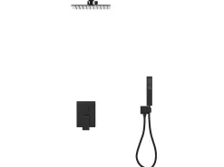 Set Van Inbouwdouche Met Mechanische Mengkraan - Mat Zwart - Tocantis-Shower & Design