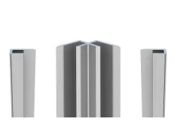 Set Van Twee Douchewandpanelen Inclusief Profielen - 2X L90Cm X H210 Cm-Shower & Design