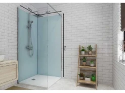 Set Van Twee Douchewandpanelen Inclusief Profielen - 2X L90Cm X H210 Cm-Shower & Design Best