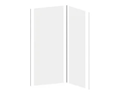 Set Van Twee Douchewandpanelen Inclusief Profielen - 2X L90Cm X H210 Cm-Shower & Design New