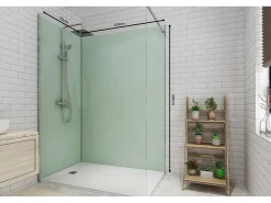 Set Van Twee Douchewandpanelen Inclusief Profielen - L90Cm X L120Cm X H210 Cm-Shower & Design Discount