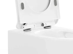 Set Voor Hang-Wc Met Decoratief Voorwandsysteem - Glanzend Wit - Javoine-Vente-unique Discount