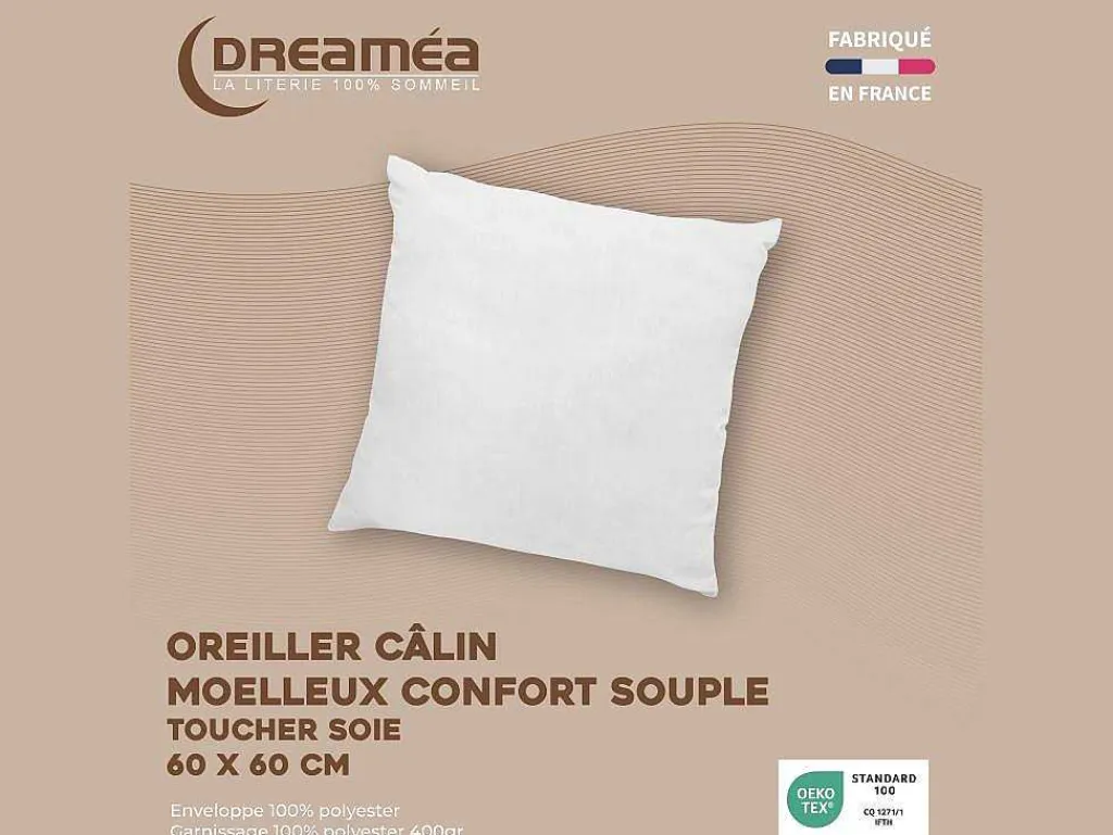 Set Zijdezacht Dekbed 140 X 200 Cm + 1 Hoofdkussens 60 X 60 Cm - Wit - Biesya-DREAMEA Hot