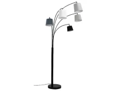Sfeerlamp Met 5 Lampen Kappen Varieta Van Metaal En Stof - H234 Cm-OZAIA Outlet