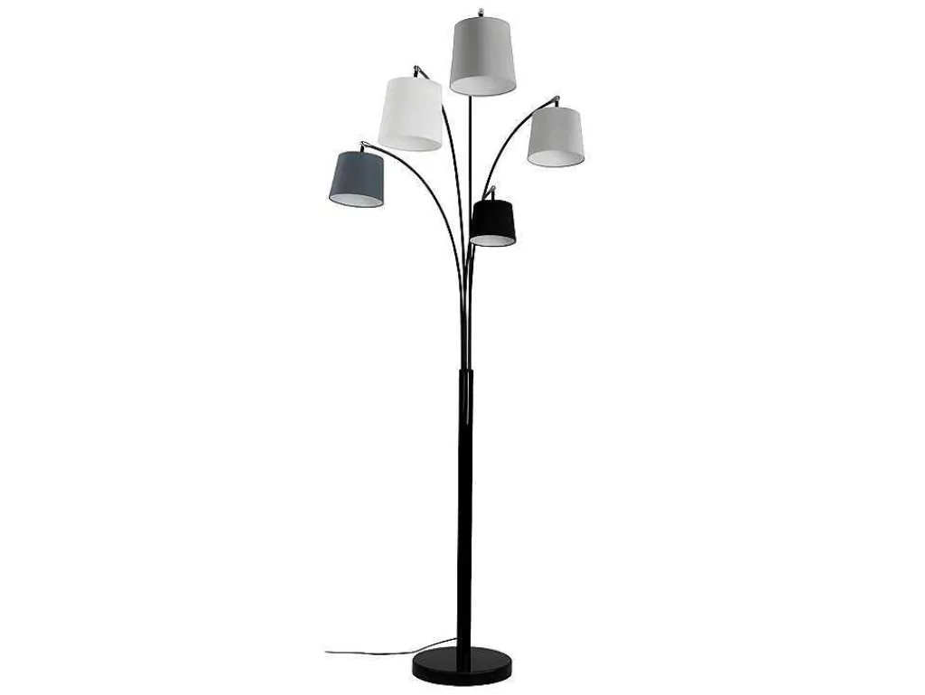 Sfeerlamp Met 5 Lampen Kappen Varieta Van Metaal En Stof - H234 Cm-OZAIA Outlet