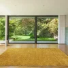 Shaggy Hoogpolig Tapijt - 200 X 300 Cm - Mosterdgeel - Milinio-OZAIA Best