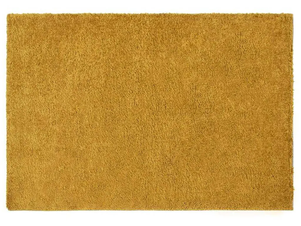 Shaggy Hoogpolig Tapijt - 200 X 300 Cm - Mosterdgeel - Milinio-OZAIA Best