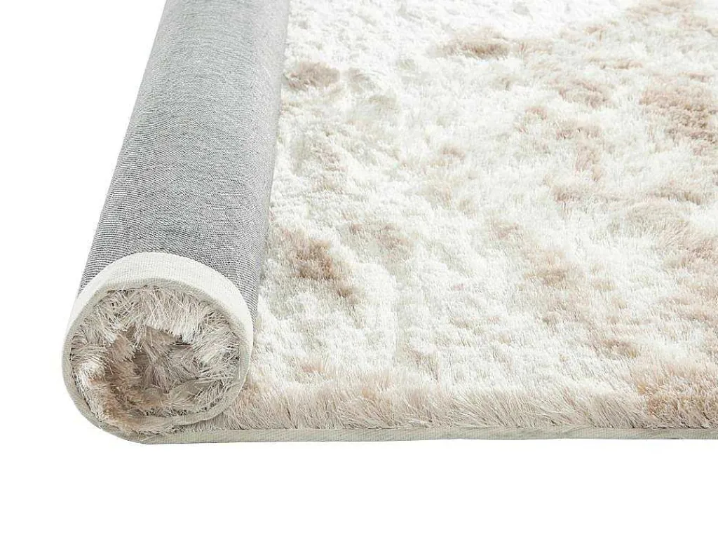 Shaggy Langpolig, Zacht Vloerkleed - 160 X 230 Cm - Beige - Dolce-OZAIA Outlet