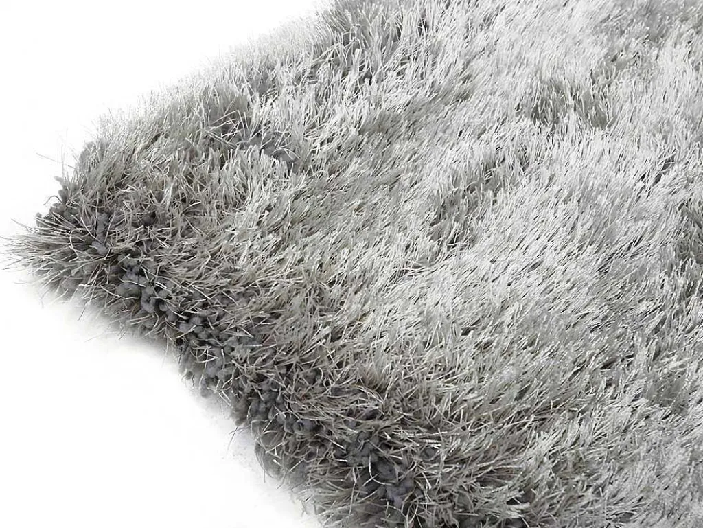 Shaggy Tapijt Pietra Turquoise En Grijs - Polyester - 120 X 170 Cm-OZAIA