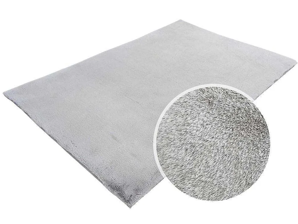 Shaggytapijt Met Bonteffect Bunny - 100% Polyester - 150 X 200 Cm - Grijs-OZAIA Best