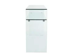 Sidetable - 1 Nis - Gehard Glas - Transparant - Stileos-Vente-unique Outlet