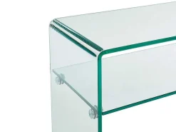 Sidetable - 1 Nis - Gehard Glas - Transparant - Stileos-Vente-unique Outlet