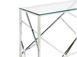 Sidetable Athena - Gehard Glas En Staal - Chroomkleurig - Van-PASCAL MORABITO Sale