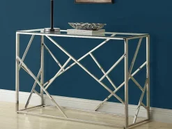 Sidetable Athena - Gehard Glas En Staal - Chroomkleurig - Van-PASCAL MORABITO Sale