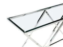 Sidetable Charlotte - Gehard Glas En Staal - Chroomkleurig - Van-PASCAL MORABITO Hot
