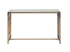 Sidetable Clotilde - Gehard Glas En Staal - Koperkleurig - Van-PASCAL MORABITO Outlet