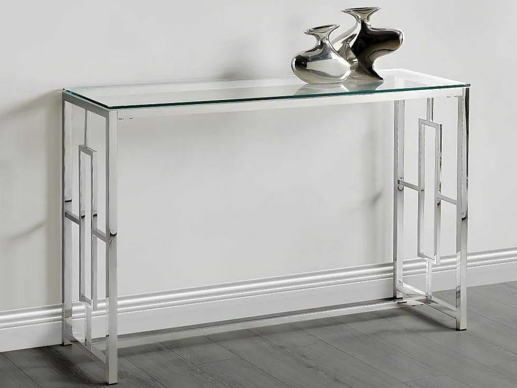 Sidetable Clotilde - Gehard Glas En Staal - Koperkleurig - Van-PASCAL MORABITO Outlet