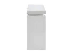 Sidetable Emerson - Met Led-Verlichting - 2 Lades - Wit Gelakt Mdf-Vente-unique Outlet