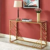 Sidetable Van Gehard Glas En Roestvrij Staal - Goud - Simato - Van-PASCAL MORABITO New