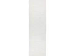 Sisal Tapijt, Loper Timo 5979 Buitenshuis Kader Wit 80X250 Cm-RugsX Discount
