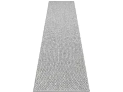 Sisal Tapijt, Loper Timo 6272 Buitenshuis Grijskleuring 80X250 Cm-RugsX Discount