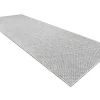 Sisal Tapijt, Loper Timo 6272 Buitenshuis Grijskleuring 70X300 Cm-RugsX New