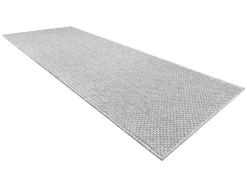 Sisal Tapijt, Loper Timo 6272 Buitenshuis Grijskleuring 70X300 Cm-RugsX New