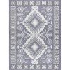 Sisal Tapijt Sion Azteeks 3007 Plat Te Weven Blauw / Roze / Ecru 140X190 Cm-RugsX Outlet