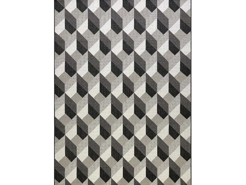 Sisal Tapijt Sisal Flat 48624/690 Blokjes 3D 120X170 Cm-RugsX Hot
