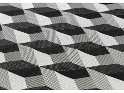 Sisal Tapijt Sisal Flat 48624/690 Blokjes 3D 120X170 Cm-RugsX Hot
