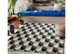 Sisal Tapijt Sisal Flat 48624/690 Blokjes 3D 120X170 Cm-RugsX Hot