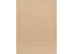 Sisal Tapijt Timo 5979 Buitenshuis Kader Donker Beige 180X270 Cm-RugsX Clearance