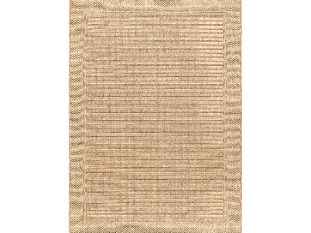 Sisal Tapijt Timo 5979 Buitenshuis Kader Donker Beige 180X270 Cm-RugsX Clearance