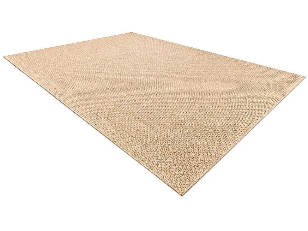 Sisal Tapijt Timo 6272 Buitenshuis Donker Beige 240X330 Cm-RugsX Online