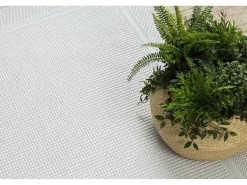 Sisal Tapijt Timo 5979 Buitenshuis Kader Wit 140X190 Cm-RugsX Hot