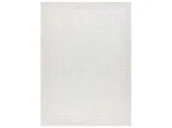 Sisal Tapijt Timo 5979 Buitenshuis Kader Wit 140X190 Cm-RugsX Hot