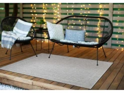 Sisal Tapijt Timo 5979 Buitenshuis Kader Grijskleuring 240X330 Cm-RugsX Clearance