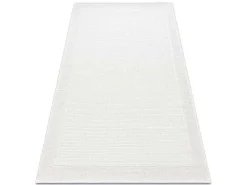 Sisal Tapijt Timo 5979 Buitenshuis Kader Wit 180X270 Cm-RugsX Outlet