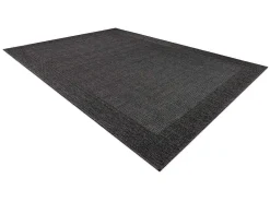 Sisal Tapijt Timo 5000 Buitenshuis Kader Zwart 80X150 Cm-RugsX Hot