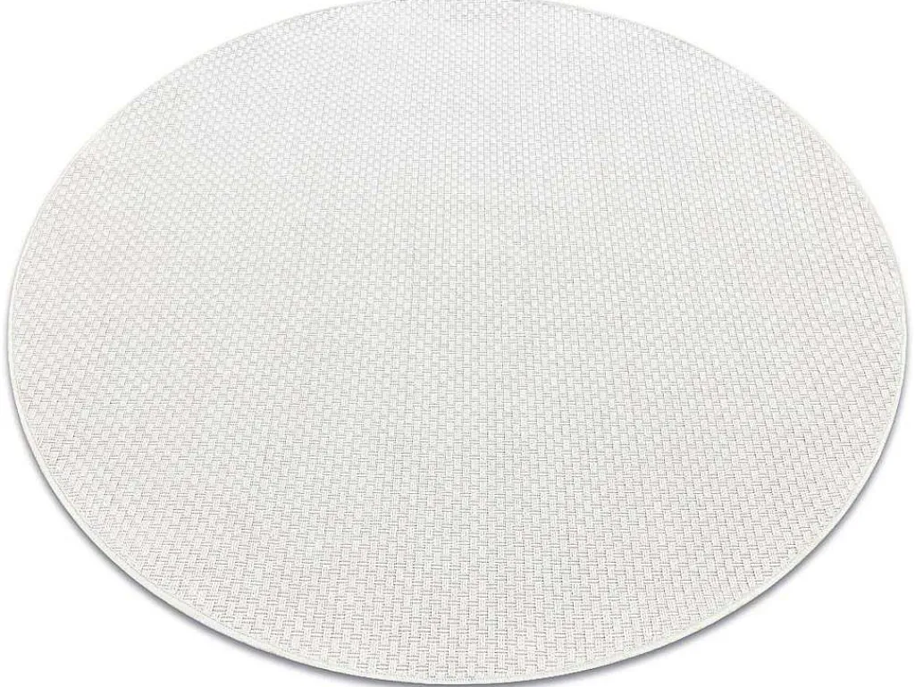 Sisal Tapijt Timo 6272 Cirkel Buitenshuis Wit Cercle 200 Cm-RugsX Hot