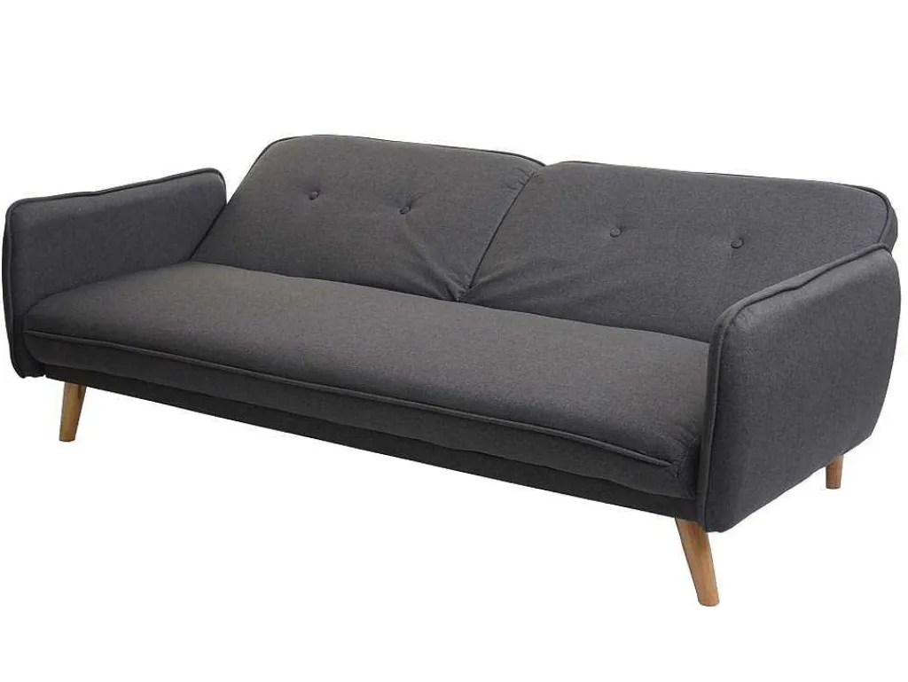Slaapbank Mcw-J18, Antraciet-Grijs-Vente-unique Best