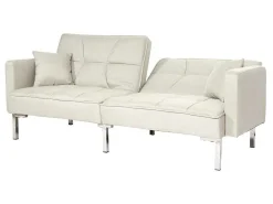 Slaapbank Mcw-K65, Stof/Textiel Creme-Beige-Vente-unique Discount
