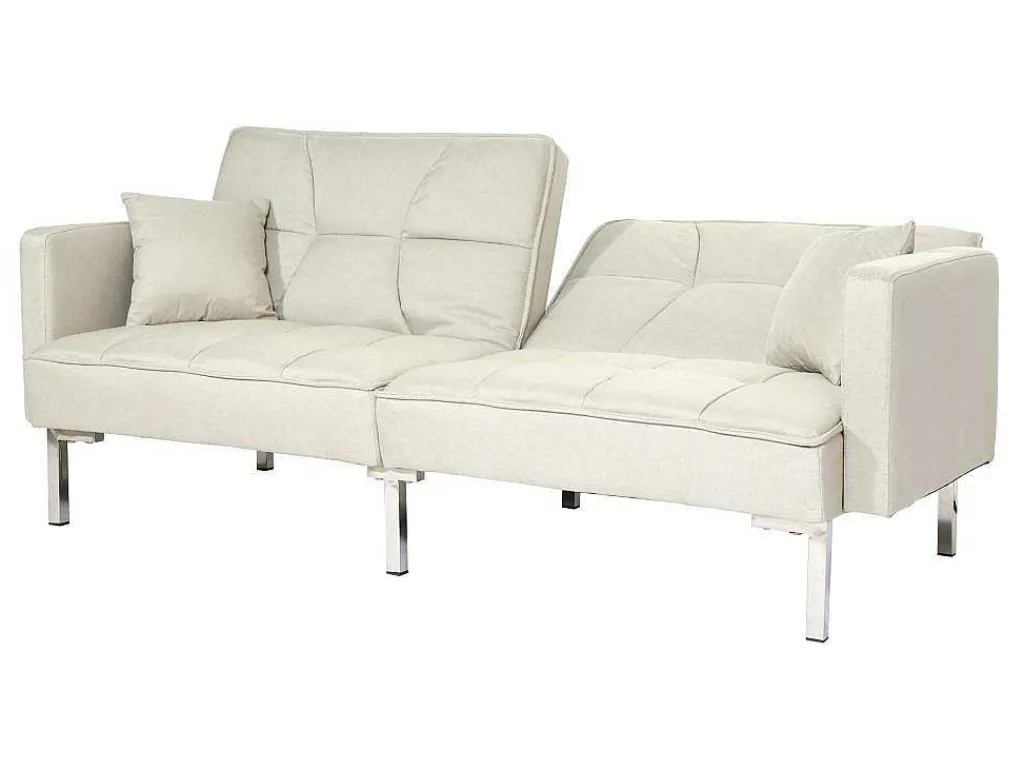 Slaapbank Mcw-K65, Stof/Textiel Creme-Beige-Vente-unique Discount